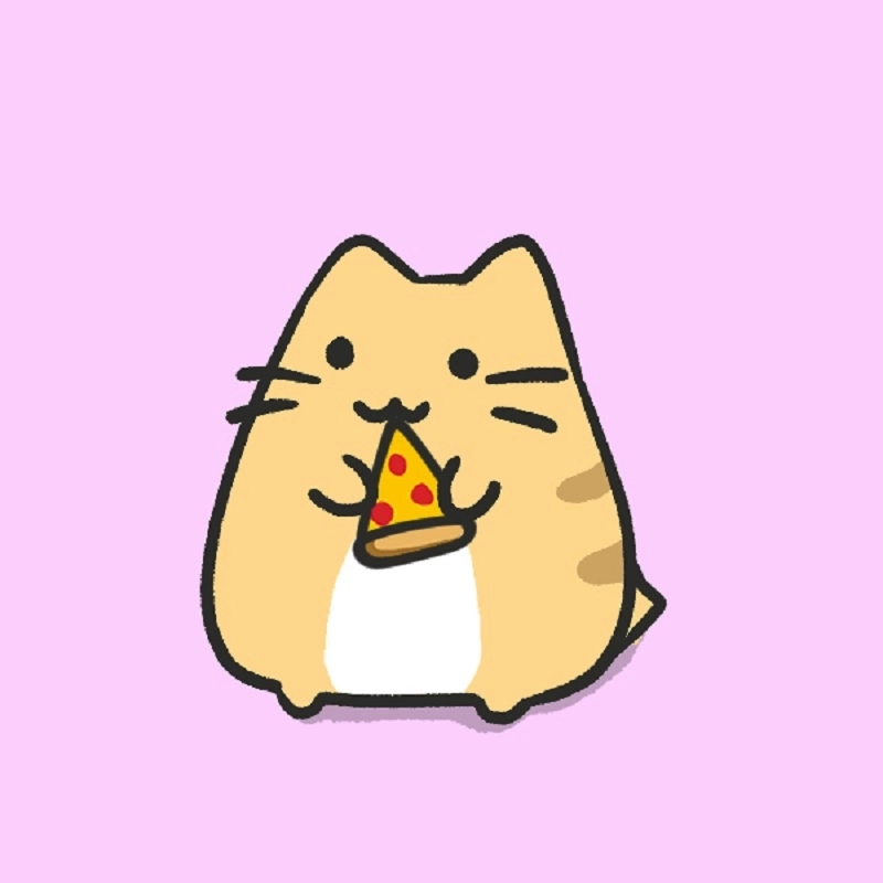 Hình ảnh chibi mèo siêu cute tạo cảm giác thư giãn dễ chịu