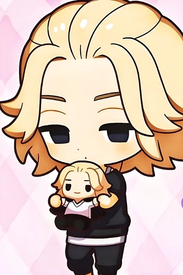 Mikey chibi cute với biểu cảm dễ thương khó cưỡng