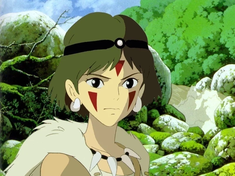 Hình ảnh giàu cảm xúc của Mononoke hime art