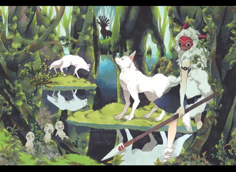 Sức mạnh thiên nhiên thể hiện rõ qua công chúa Mononoke