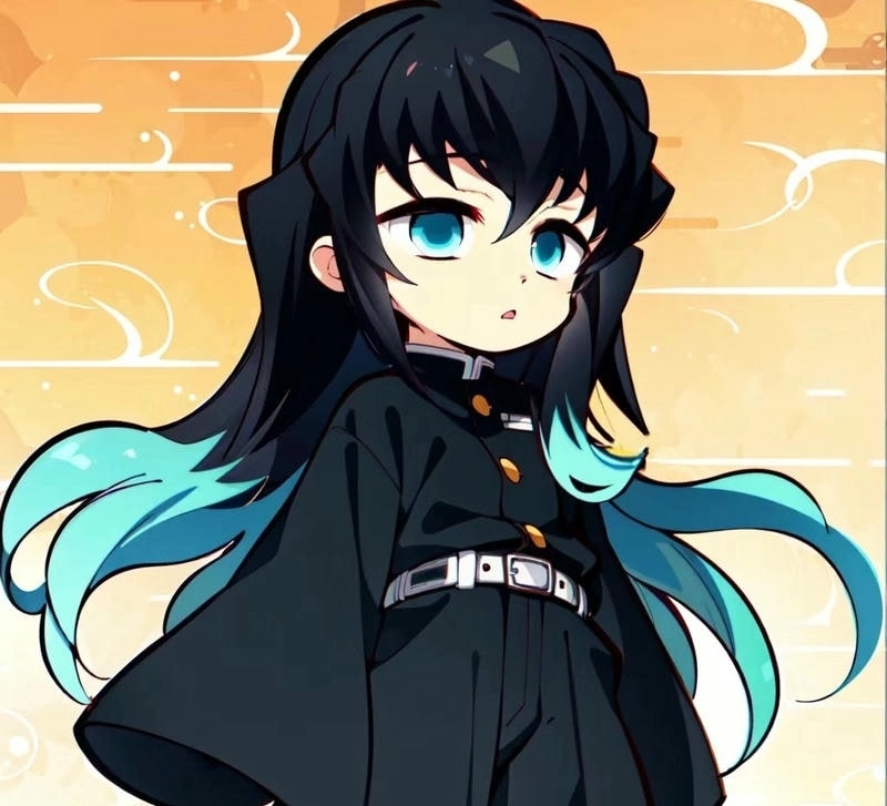 Muichirou chibi dễ vẽ dành cho người mới học vẽ anime