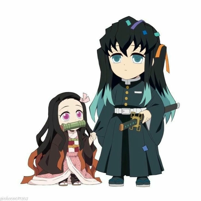 Hình ảnh muichirou chibi cute chuẩn phong cách hoạt hình Nhật