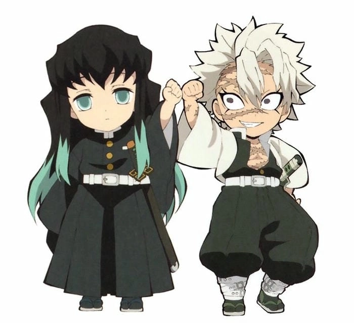 Chibi muichiro nổi bật với thần thái lạnh lùng mà cuốn hút