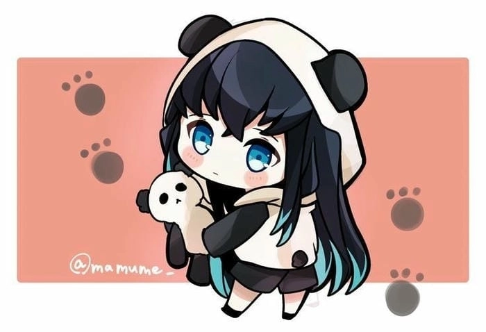 Muichirou chibi cute nổi bật với phong cách chibi cực đáng yêu