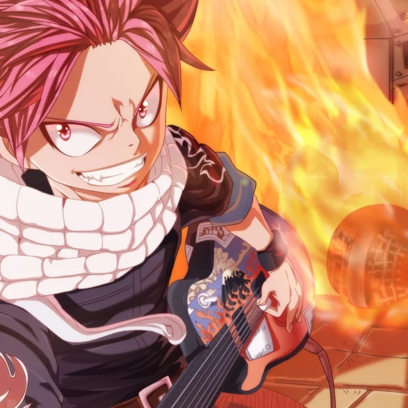 Bộ sưu tập anime fairy tail Natsu Dragneel đẹp mê ly