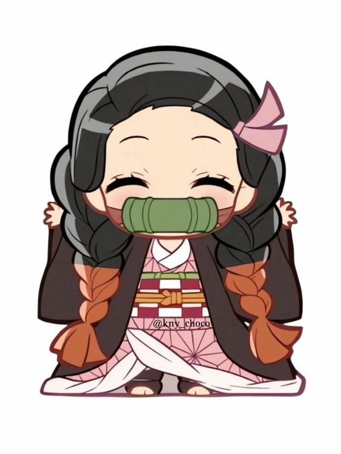 Chìm đắm trong thế giới cute anime nezuko chibi lung linh