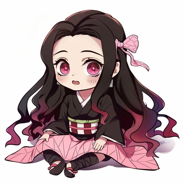 Bộ sưu tập ảnh nezuko chibi dễ vẽ dành cho người mới học