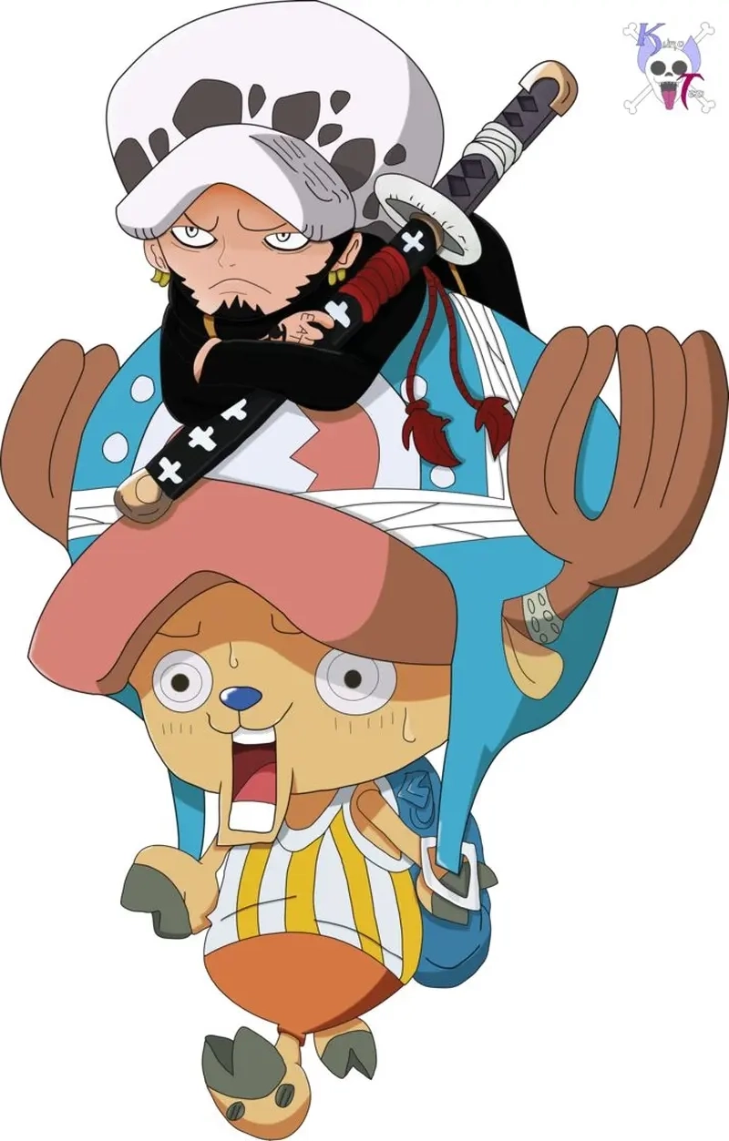 Bộ one piece chibi cute với tạo hình siêu dễ thương