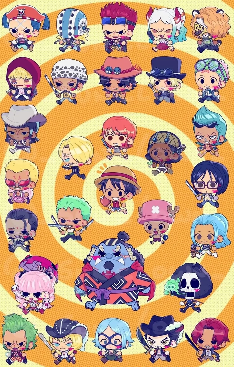 Trang trí siêu xinh với one piece chibi stickers độc quyền