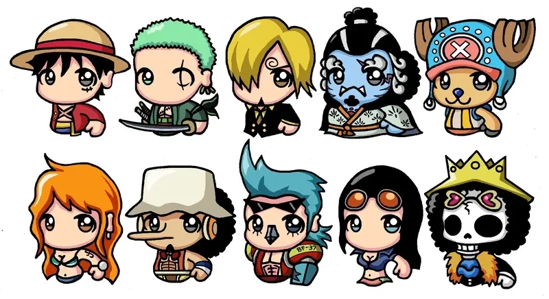Khám phá các mẫu one piece chibi head cực kỳ sáng tạo