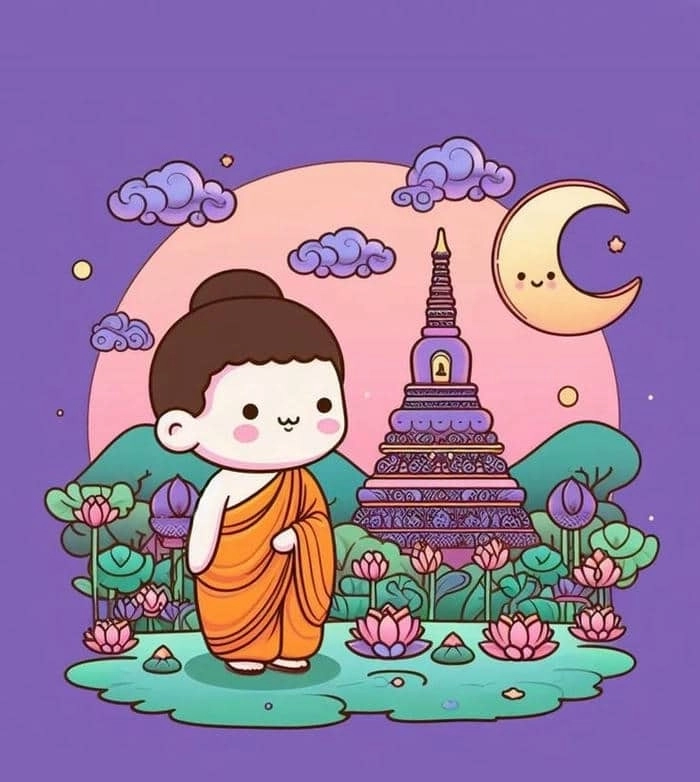 Lan tỏa thiện lành với avatar phật chibi độc đáo