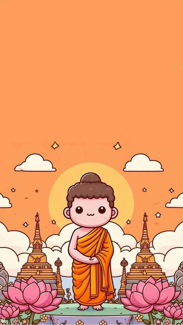 Bình yên lan tỏa trong từng khoảnh khắc phật cute