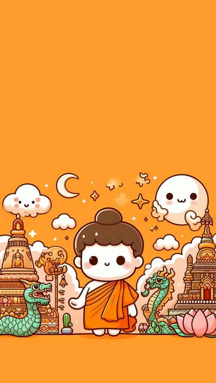 Chọn lọc ảnh phật chibi nhẹ nhàng mà sâu lắng