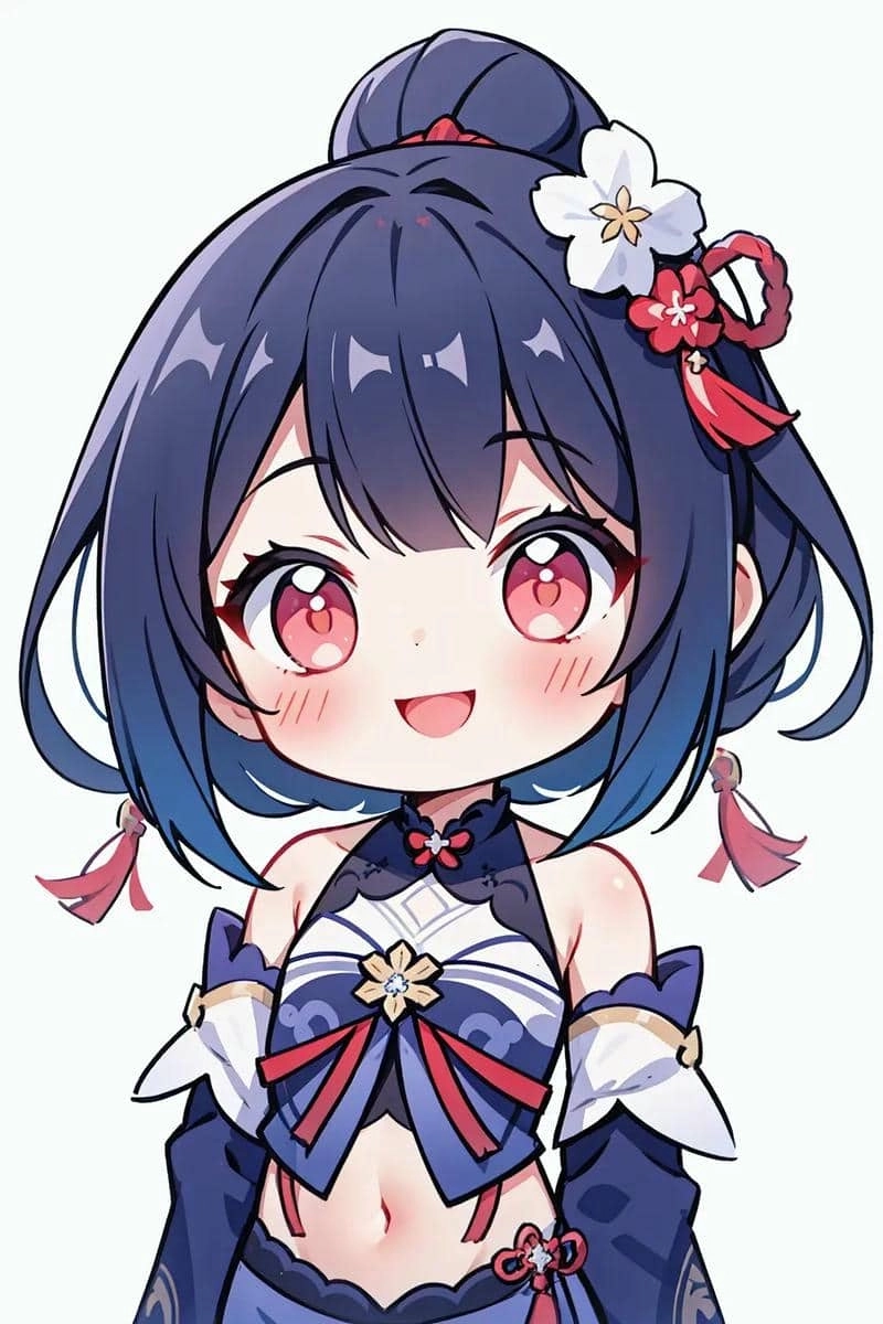 Bộ sưu tập Raiden shogun chibi cute ngọt như kẹo