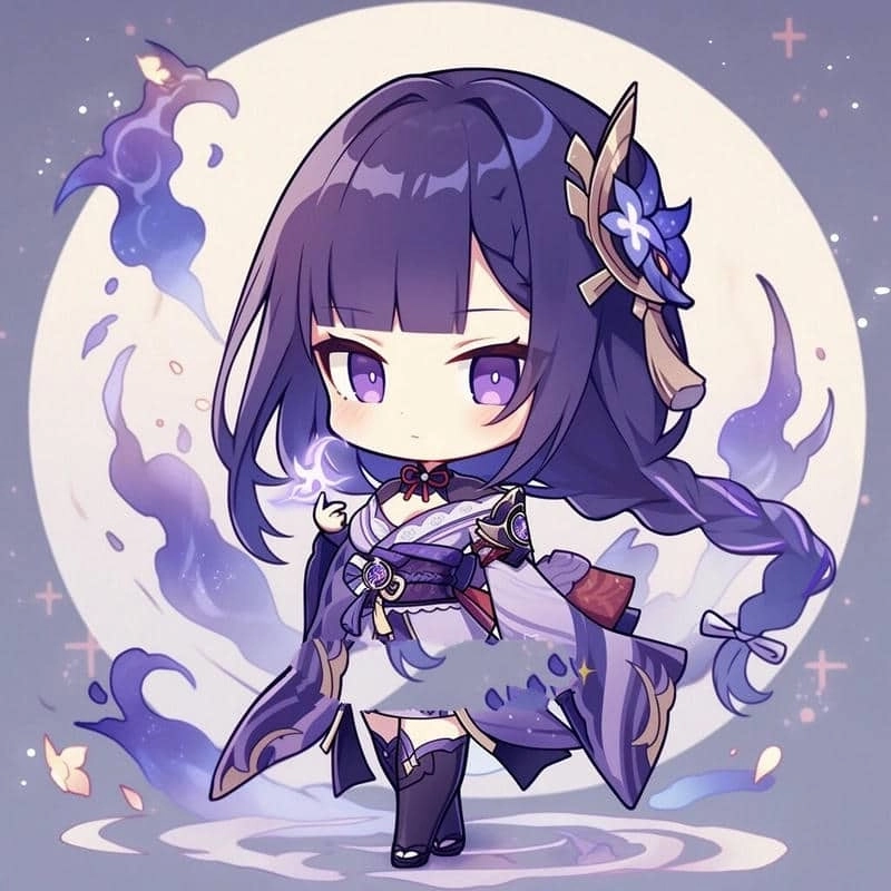 Raiden shogun chibi dễ thương hút triệu lượt xem