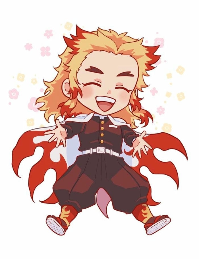 Tạo hình Rengoku oni chibi độc lạ nhưng vẫn cực kỳ cuốn hút
