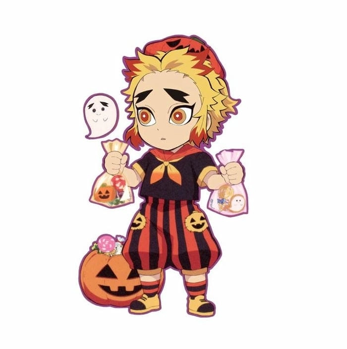 Dễ thương quá mức với bộ ảnh Kawaii Rengoku chibi nổi bật