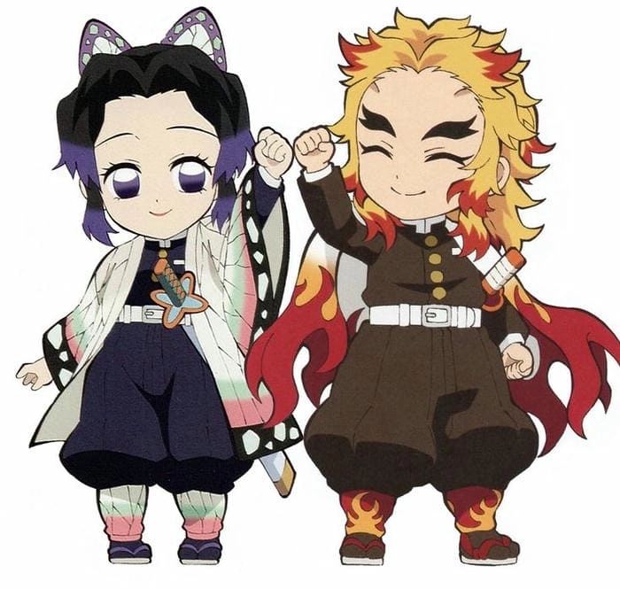 Hình Rengoku cute cực chất dành riêng cho tín đồ mê chibi