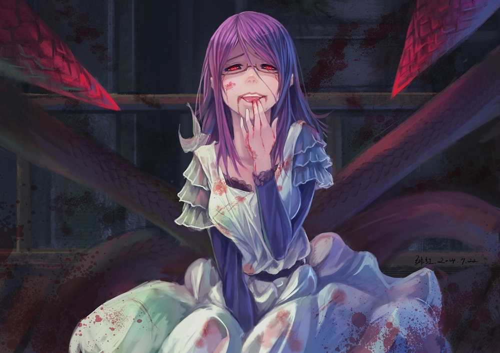 Thần thái cuốn hút từ Tokyo Ghoul Rize Kamishiro Cosplay