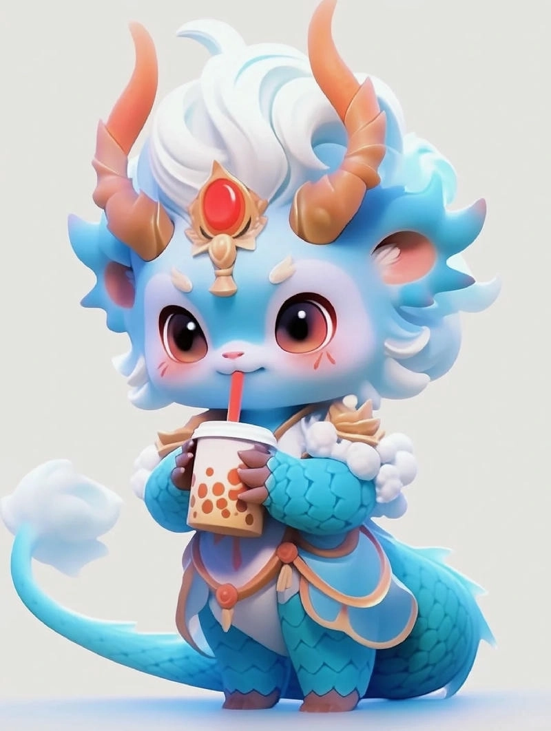 Rong chibi vẽ con rồng dễ thương khiến bạn muốn cầm bút ngay