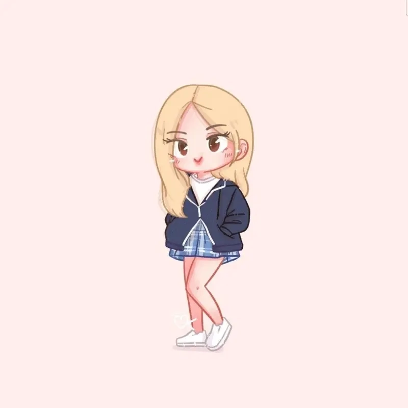 Cách vẽ Rose Blackpink chibi chi tiết và dễ thực hiện