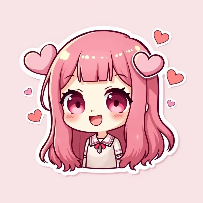 Amy Rose kawaii chibi đáng yêu như bước ra từ truyện tranh