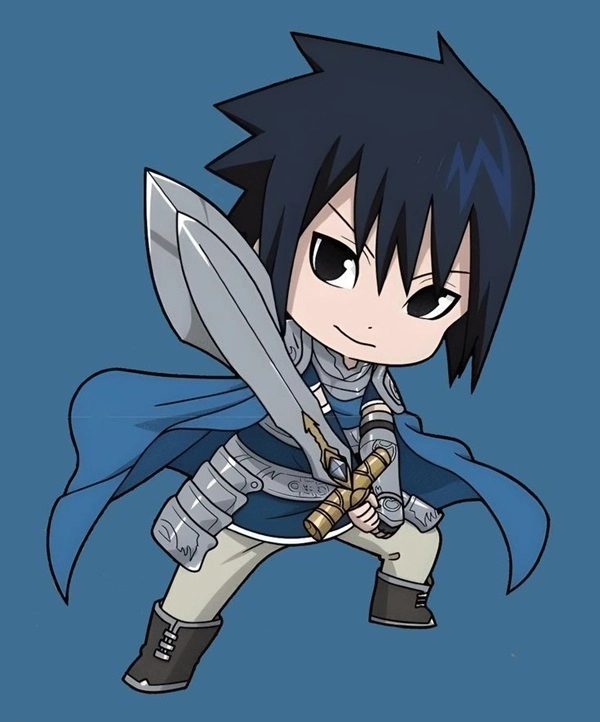 Ngắm nhìn susanoo Sasuke chibi đầy uy lực và đáng yêu