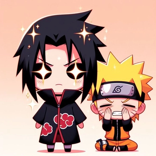 Bộ Sasuke chibi gif ngộ nghĩnh và siêu sống động
