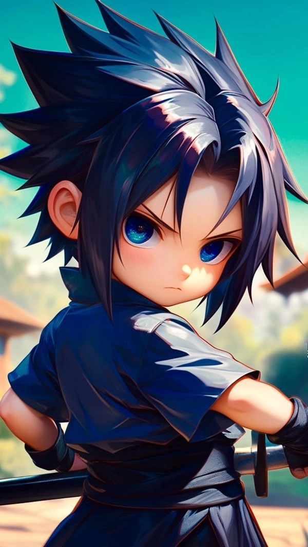 Tổng hợp ảnh Sasuke chibi naruto siêu dễ thương