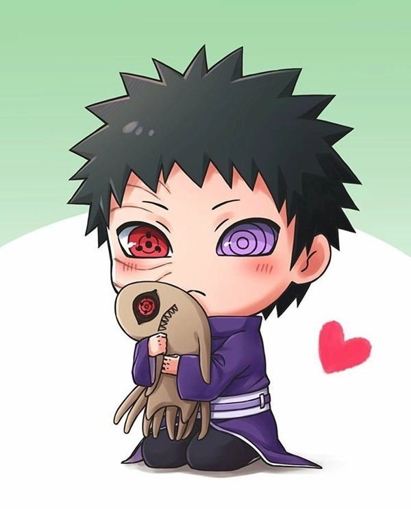 Cập nhật ngay avatar Sasuke chibi siêu cute cho mạng xã hội