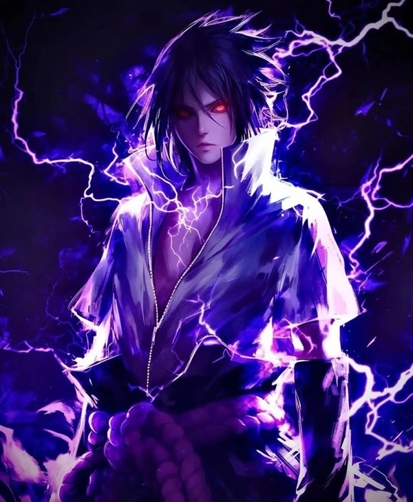 Trưng bày mô hình Sasuke chibi cực chất trong tủ kính