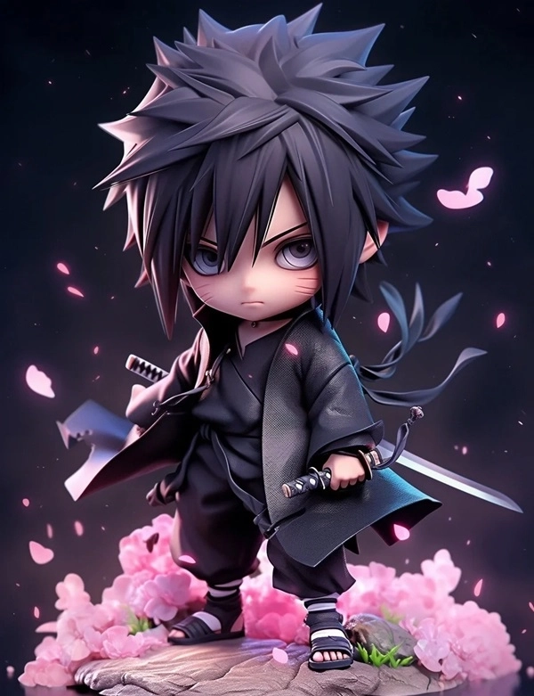 Gợi ý vẽ Sasuke chibi đơn giản mà cực kỳ ấn tượng
