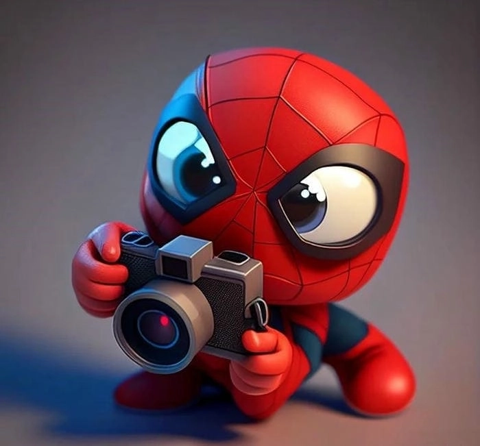 Tô màu spider man chibi thú vị giúp bé phát triển tư duy