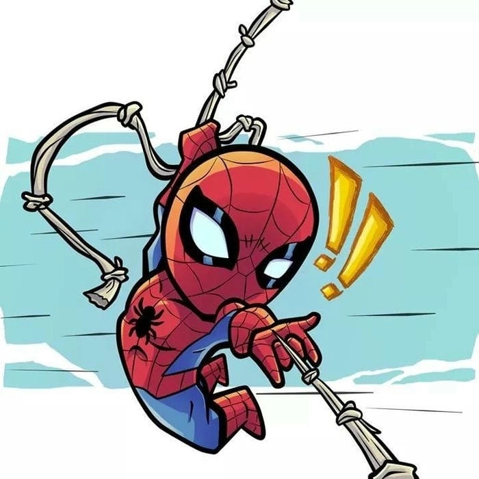 Chibi spider man drawing easy phù hợp cho cả người mới bắt đầu
