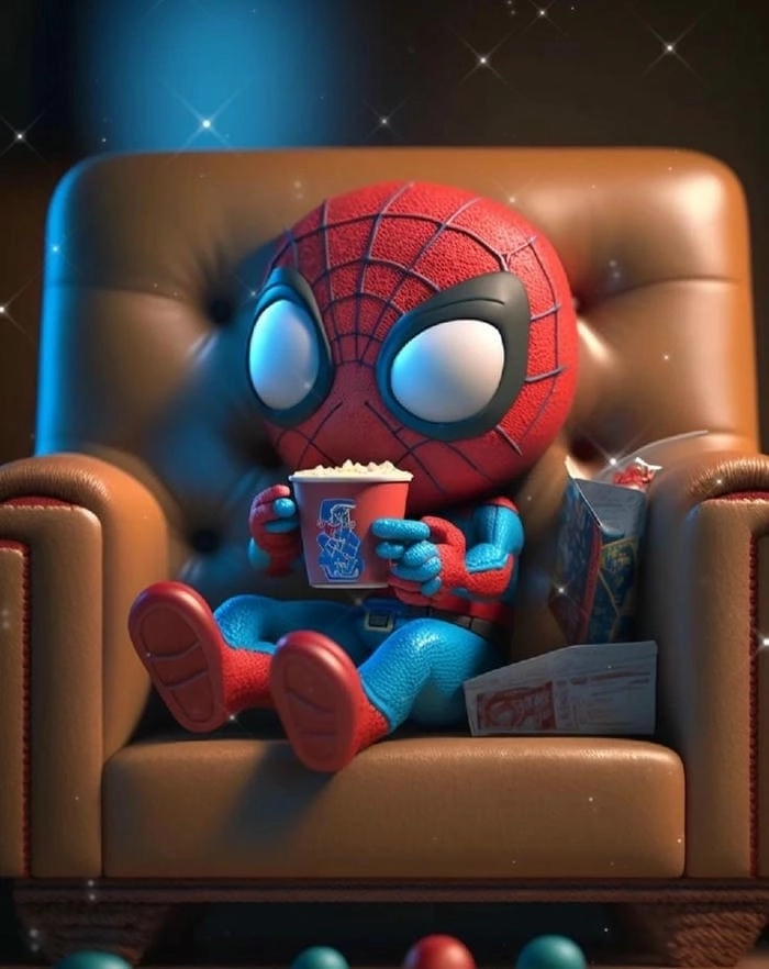 Spider man 2099 chibi phiên bản tương lai đầy cuốn hút