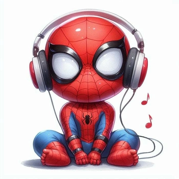 Chibi spider man deadpool kết hợp hài hước và siêu cute