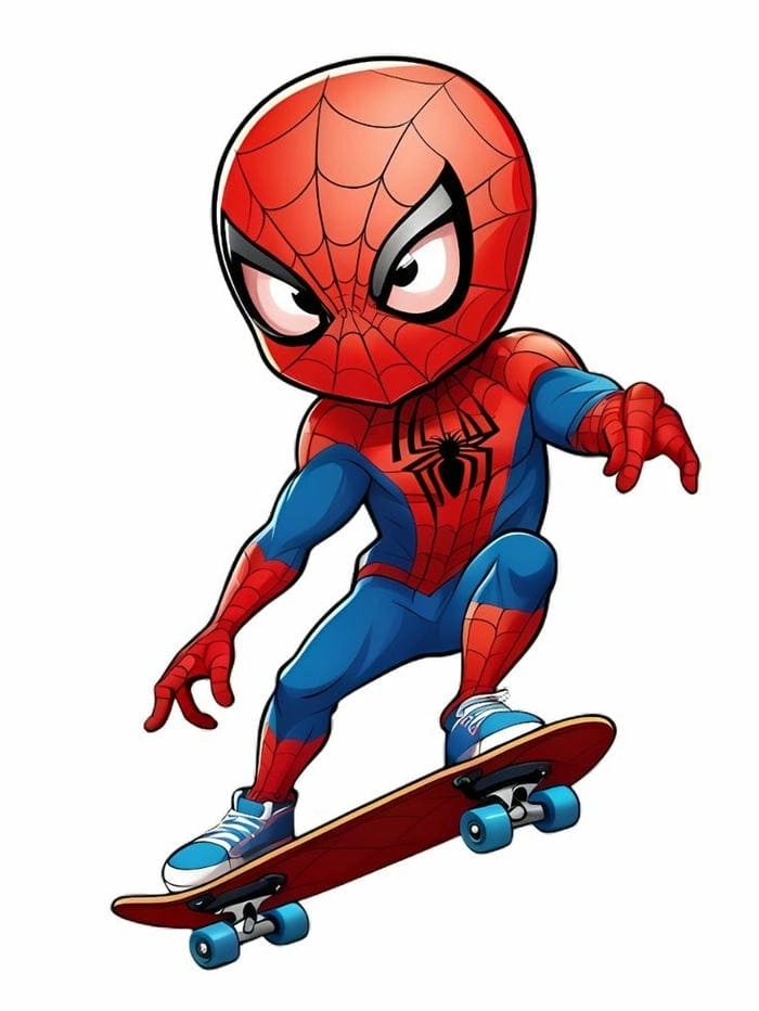 Chibi spider man show hoạt hình đáng yêu khiến fan phát cuồng