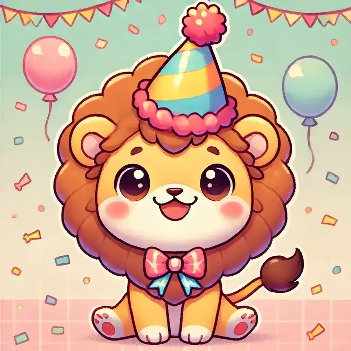 Chibi sư tử dễ thương khiến bạn muốn ngắm nhìn mãi