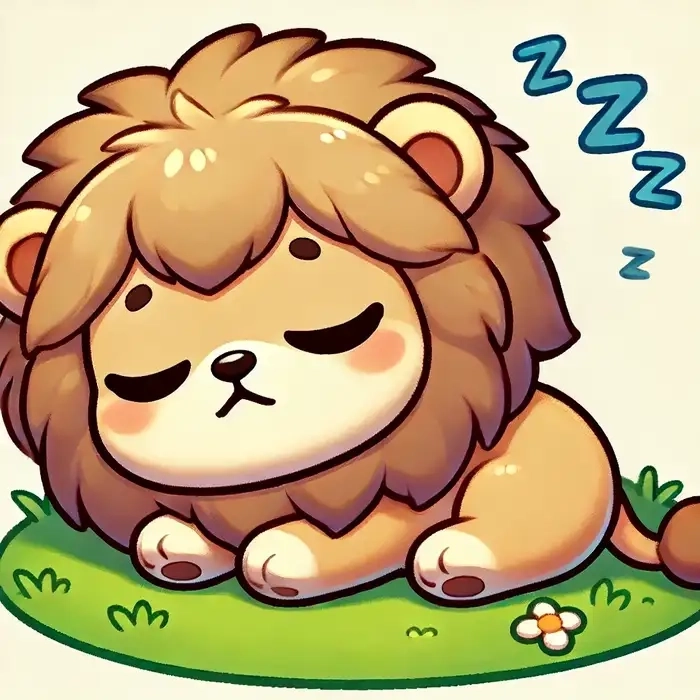 Sư tử chibi cute mang đến niềm vui cho mọi lứa tuổi