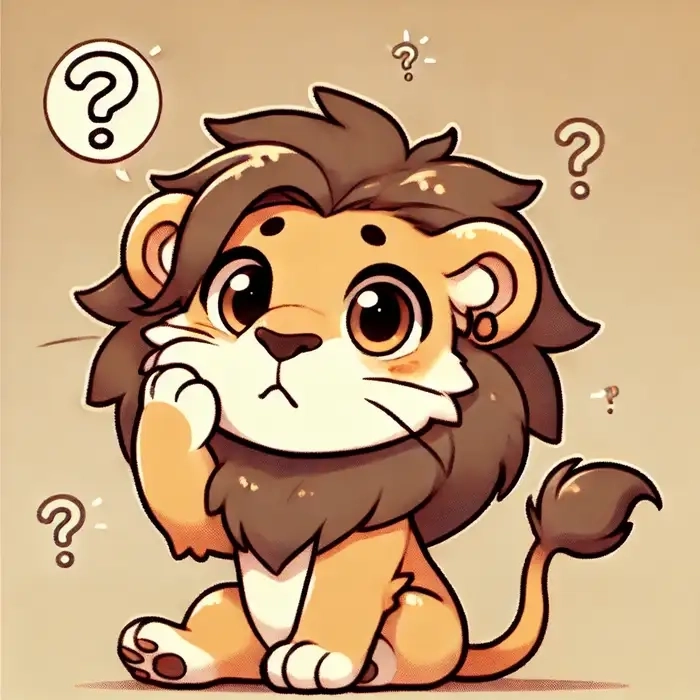 Cung sư tử chibi cute biểu tượng của sự mạnh mẽ và đáng yêu