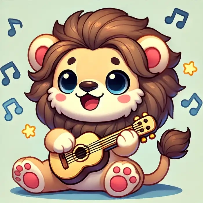 Cách vẽ con sư tử chibi đơn giản cho người yêu nghệ thuật