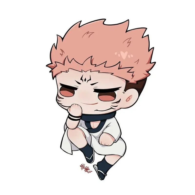 Drawing Sukuna chibi mang nét nghệ thuật sinh động