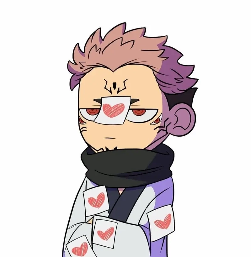 Chibi Sukuna phiên bản mini siêu ngầu cho fan anime