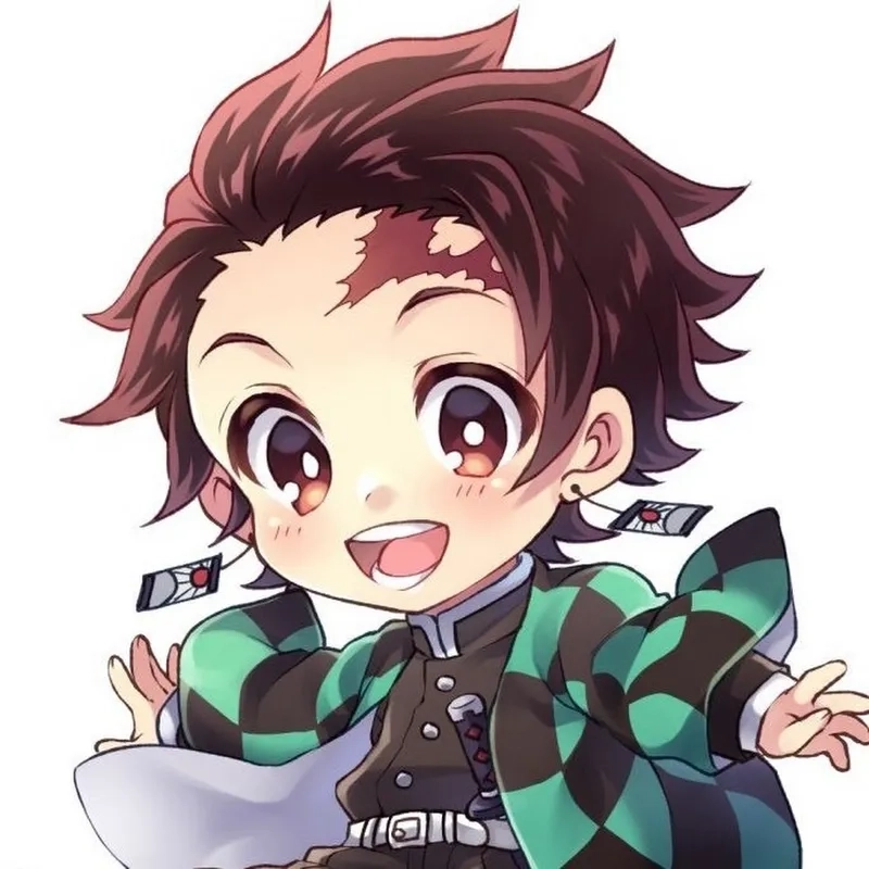 Thả tim ngay với bộ sưu tập Cute Tanjiro chibi