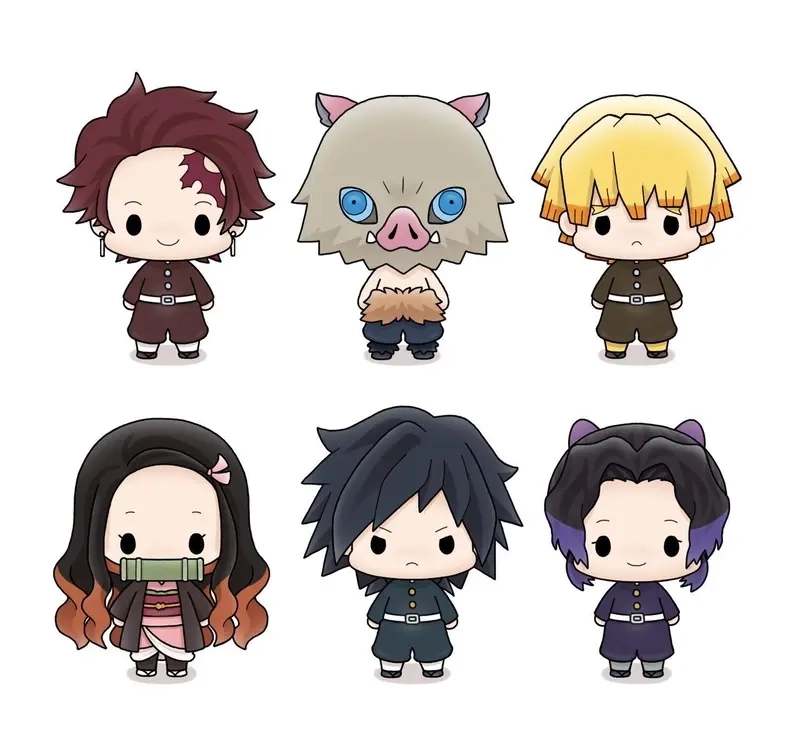 Tải ngay hình nền thanh gươm diệt quỷ chibi cute cho máy