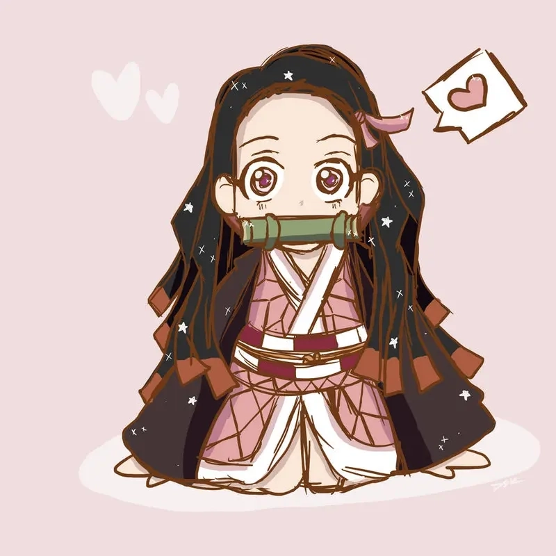 Tuyển tập hình lưỡi gươm diệt quỷ chibi cực đẹp