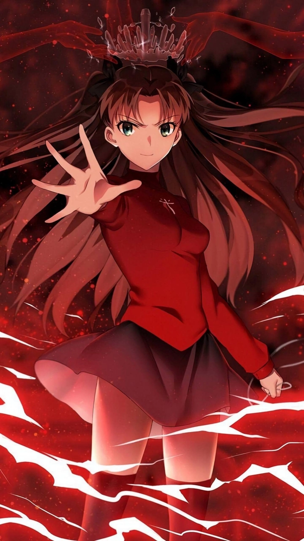 Cận cảnh bộ rin tohsaka uniform nổi bật trong mọi khung hình