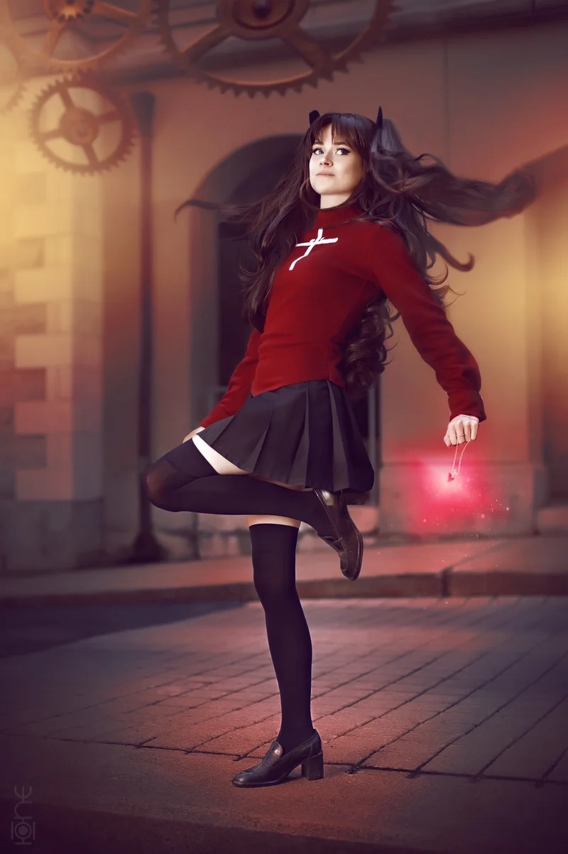 Hóa thân hoàn hảo với tohsaka rin cosplay hút mắt