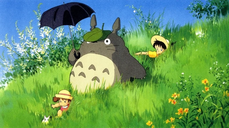 Trích đoạn kinh điển qua ảnh cat bus Totoro scene