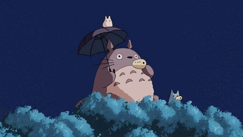 Mang nghệ thuật anime đến desktop với ảnh nền Totoro